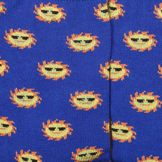 Носки ЗАПОРОЖЕЦ Солнце женские Светло-Синий