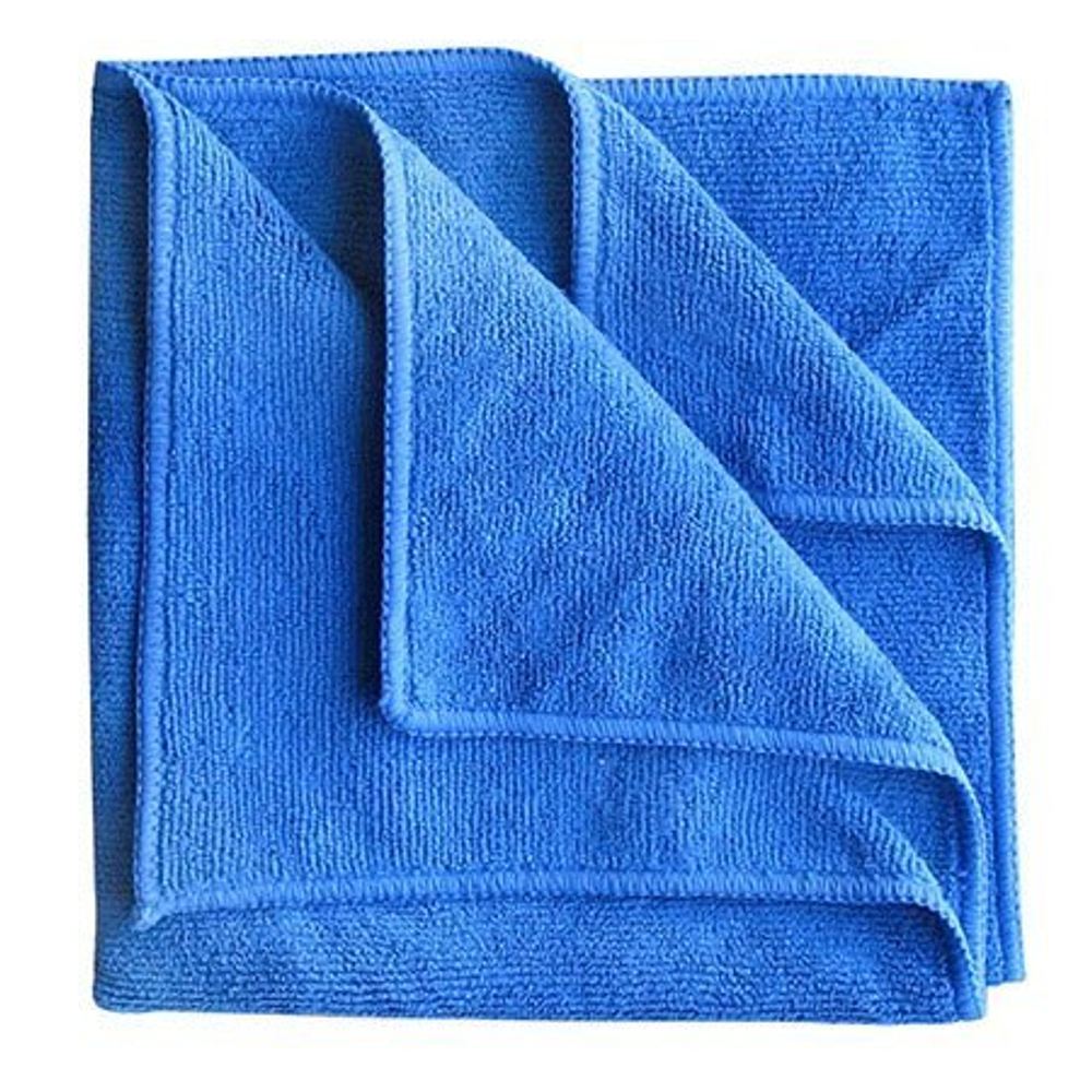 Микрофибра махра 220 г/м2 СИНЯЯ салфетка 30х30см