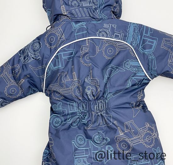 Комбинезон зимний "Техника" темно-синий