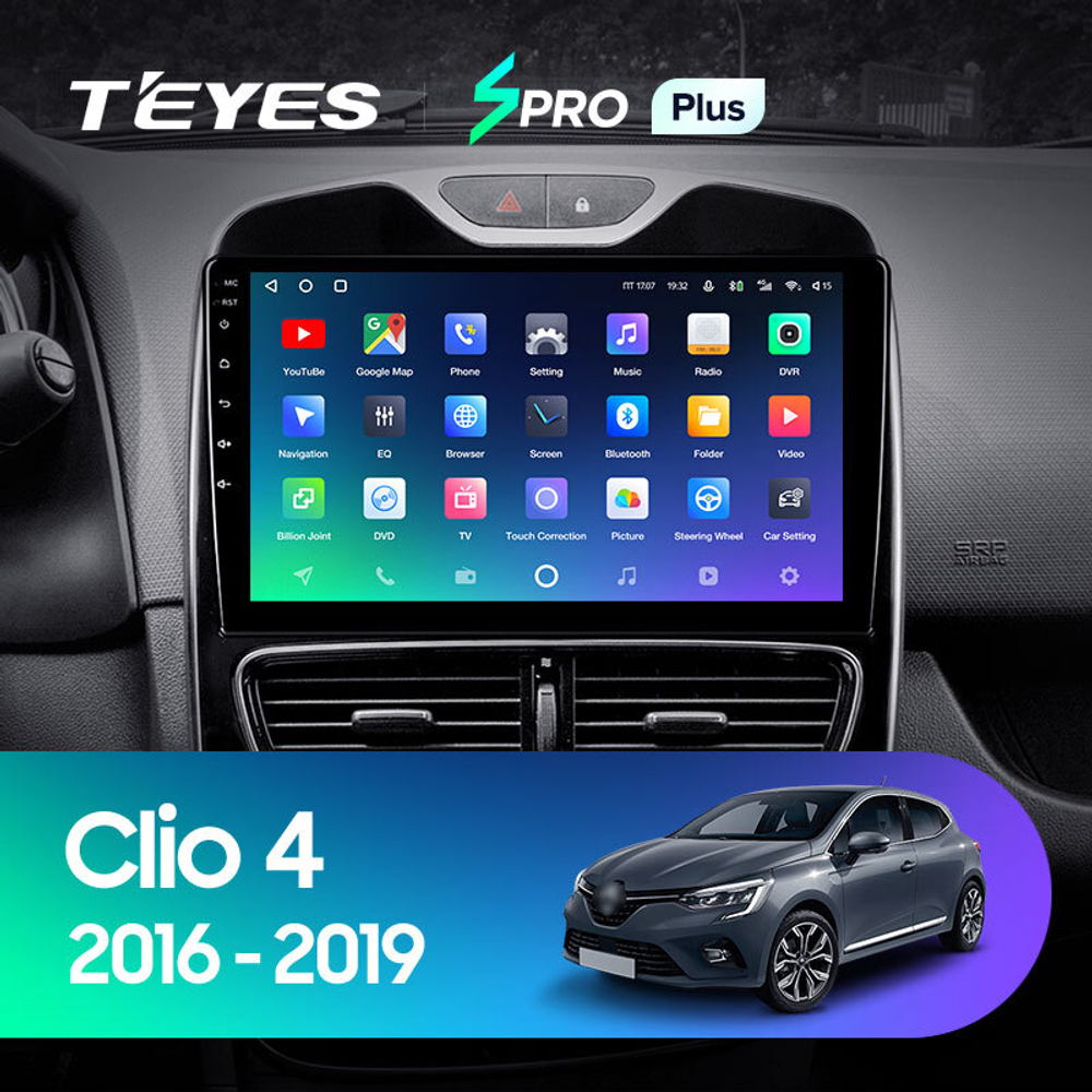 Teyes SPRO Plus 10,2"для Renault Clio 4 2016-2019
