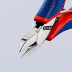 Кусачки боковые для электроники 115 мм Knipex 77 22 115 SB
