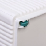 Лоток для хранения на двух колесиках «ШТОФТ», цвет белый, 34*17*25,5см (лейбл Селфи)