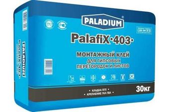 Монтажный клей для ПГП и ГКЛ PALADIUM PalafiX-403 30 кг