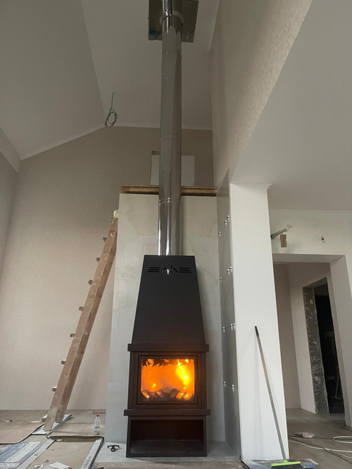 Стальная конвекционная печь-камин “Викинг” от бренда “Мета-Бел”