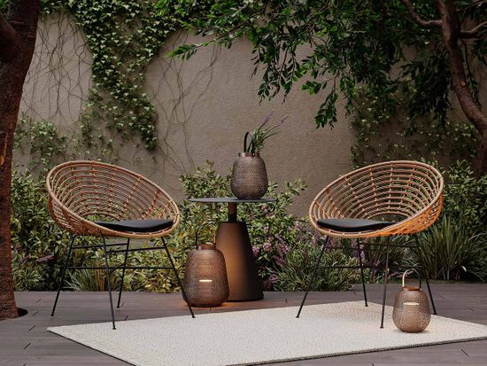 Стул vetle round, ротанг