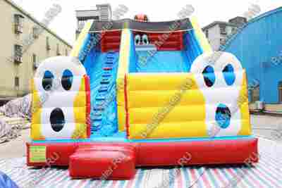 Детский надувной батут-горка "Зайка" 8*5*6 м