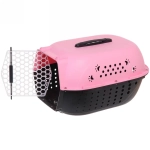 Переноска для животных «ЛЮБИМЫЙ БРО», лапки, цвет розовый, 48*32*28см/до 10кг (Лейбл)