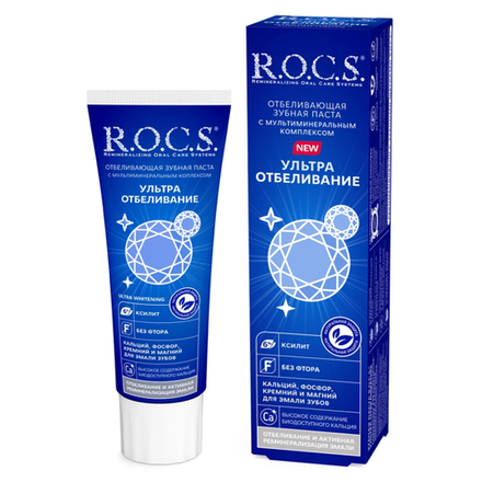 Зубная паста ROCS Отбеливающая 94 гр