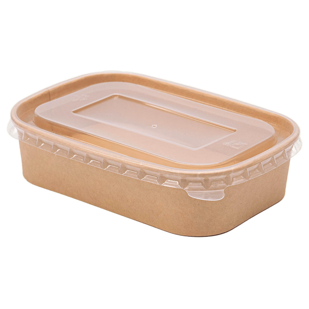 Контейнер бумажный Kraft Hot Soft 500 мл 170х120х43 мм 1/300
