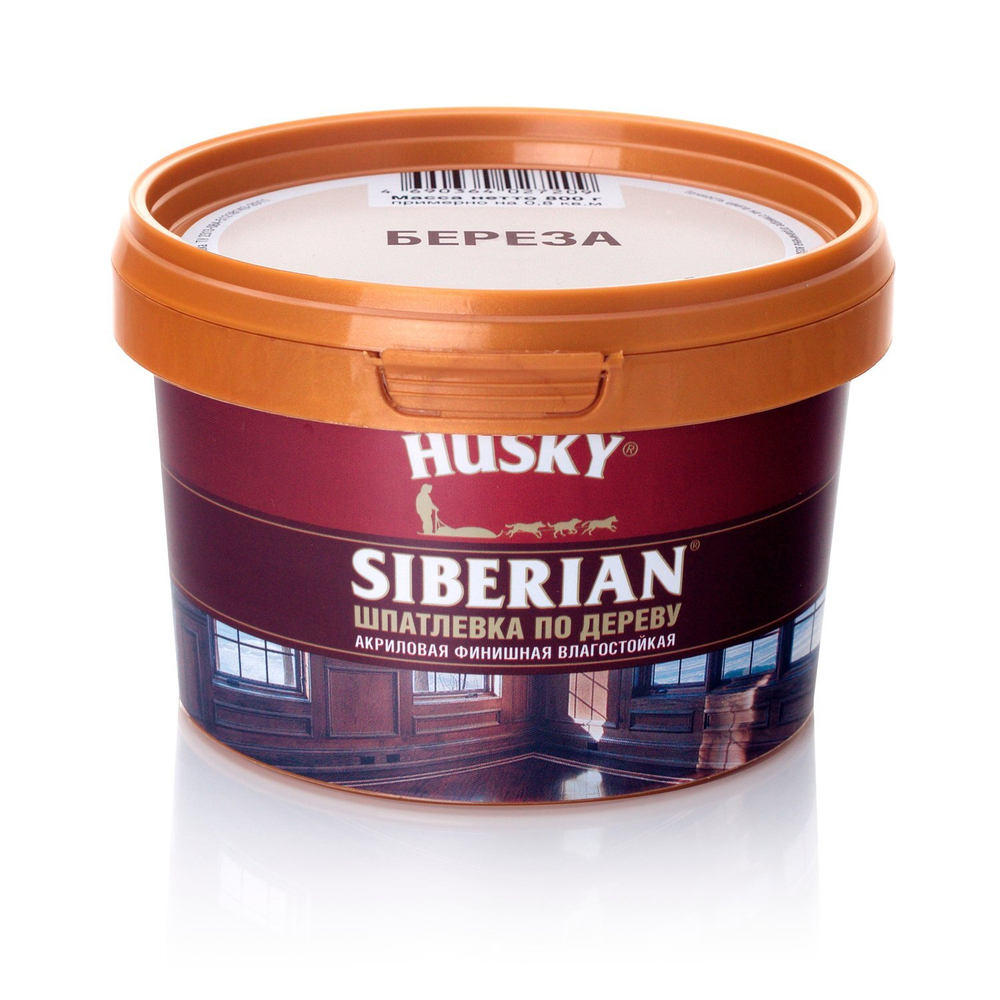 Шпатлевка по дереву береза HUSKY -20С° 0,8кг