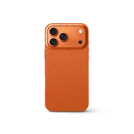 Чехол для iPhone 17 - Зернистая кожа - оранжевый