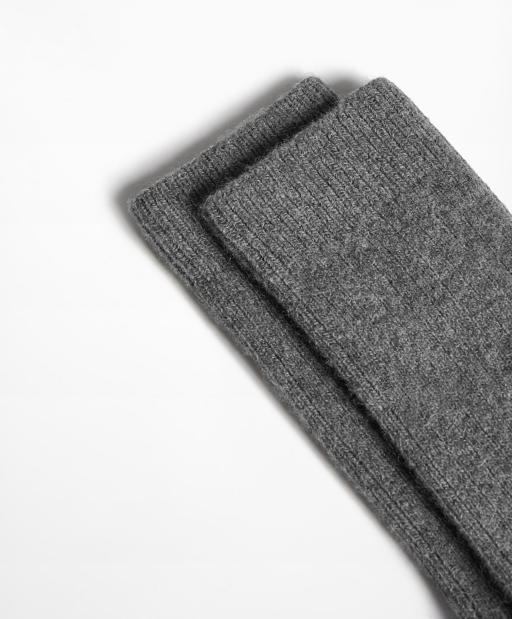 Oysho Классические носки, темно-серый меланж