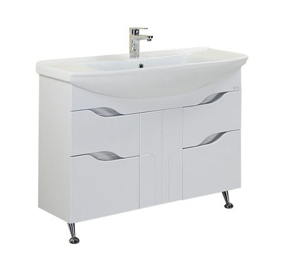 Тумба Onika ВЕРОНЭЛЛА 105.16 с раковиной Kirovit СТИЛЬ 105