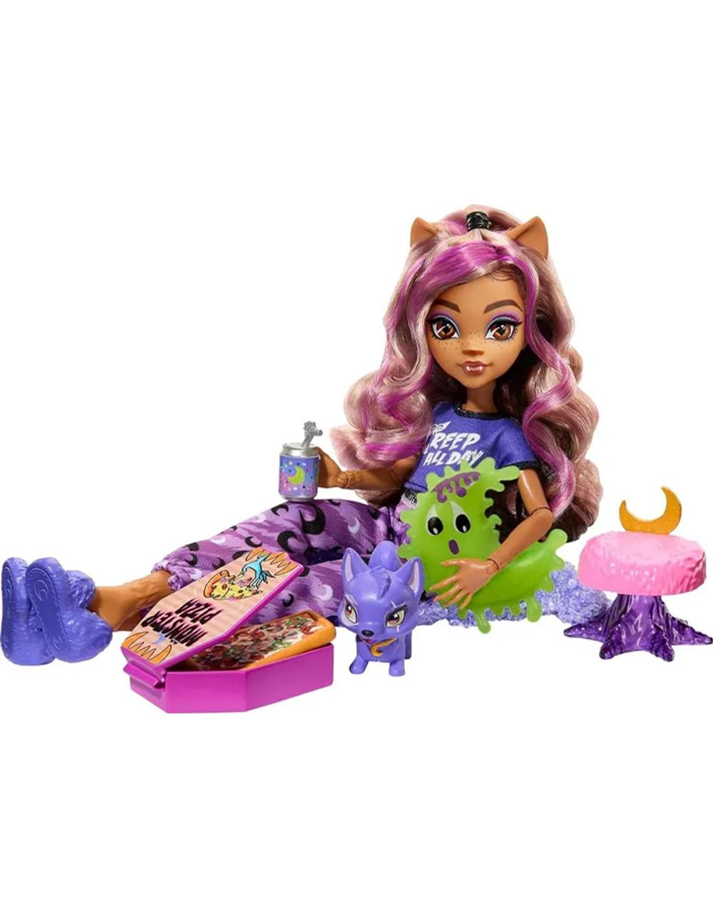 Кукла Monster High «Creepover Party Clawdeen Wolf» HKY67 — вечеринка монстров