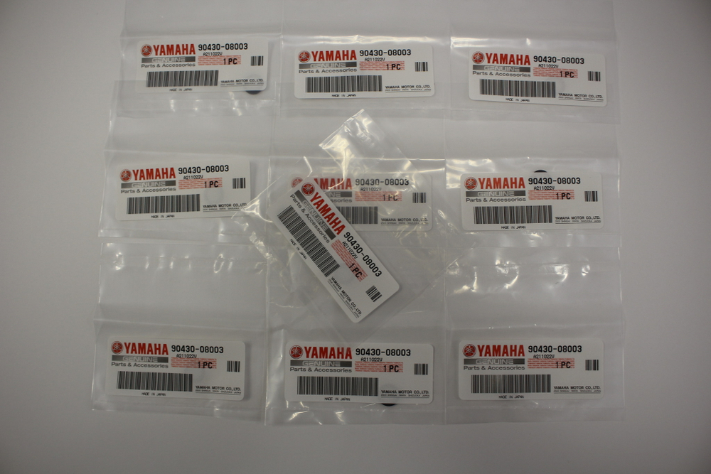 Комплект прокладок слива редуктора Yamaha 10шт