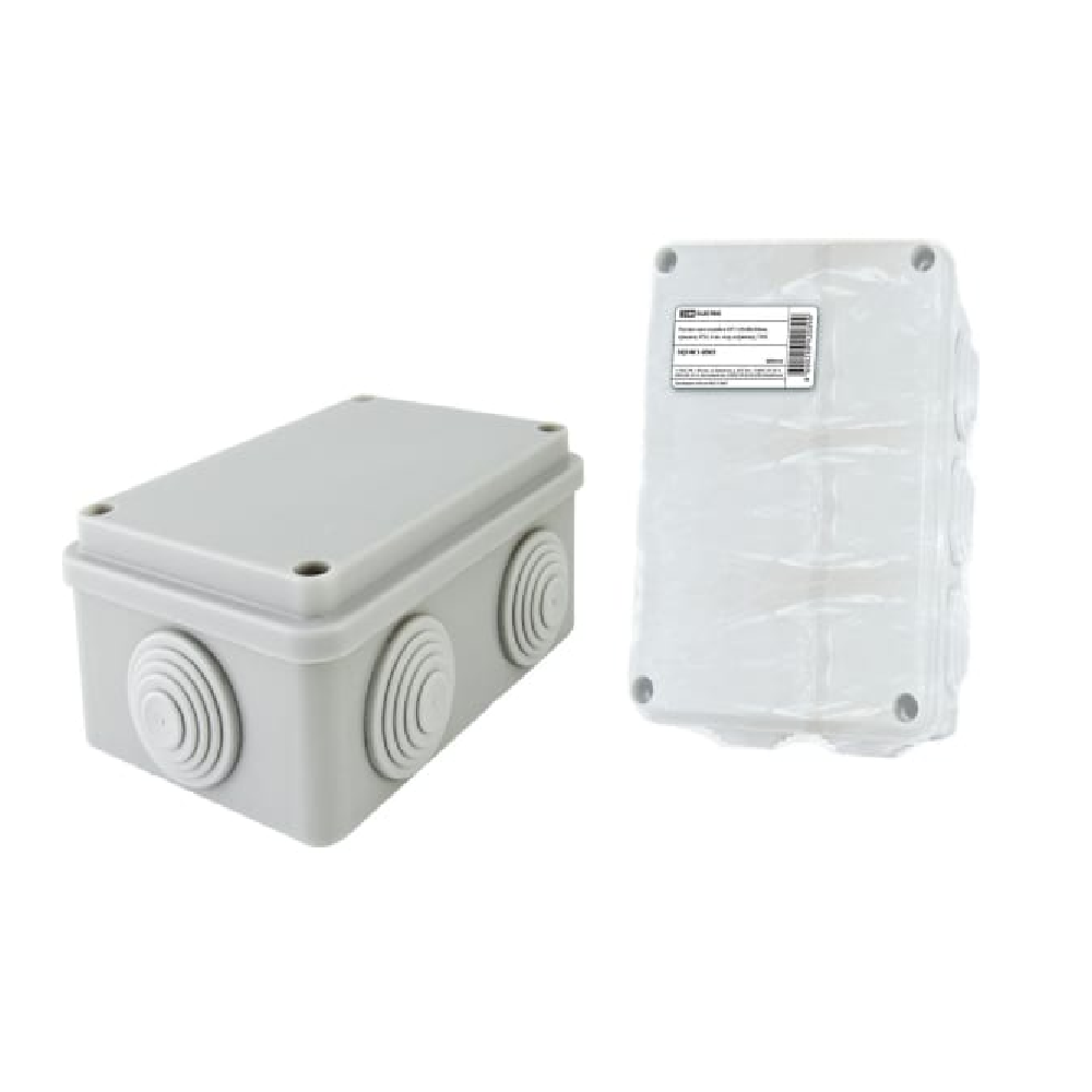 TDM Коробка распределительная 120х80х50мм ОУ крышка IP55 6 вх. инд. SQ1401-0505