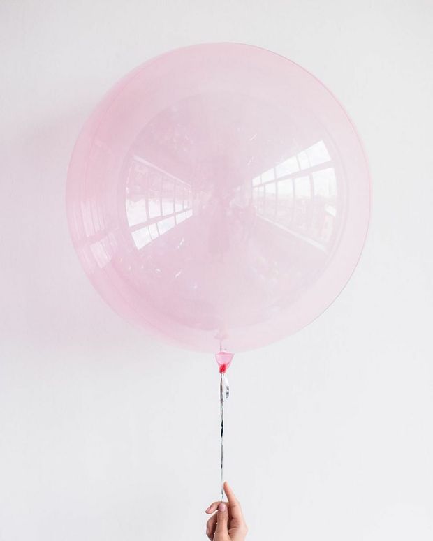 AN Bubble 18" Кристалл Light Pink (светло-розовый) (БГ-70)