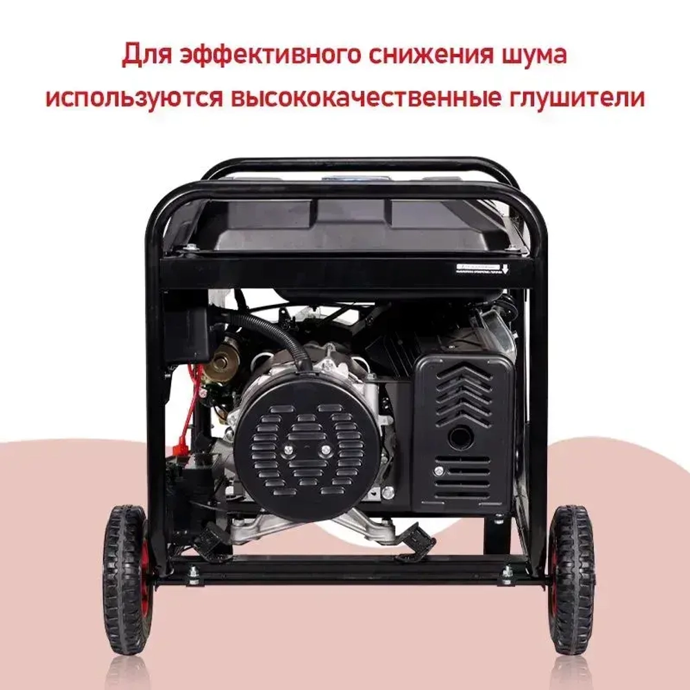 Бытовые однофазные бензиновые генераторы 9кВт