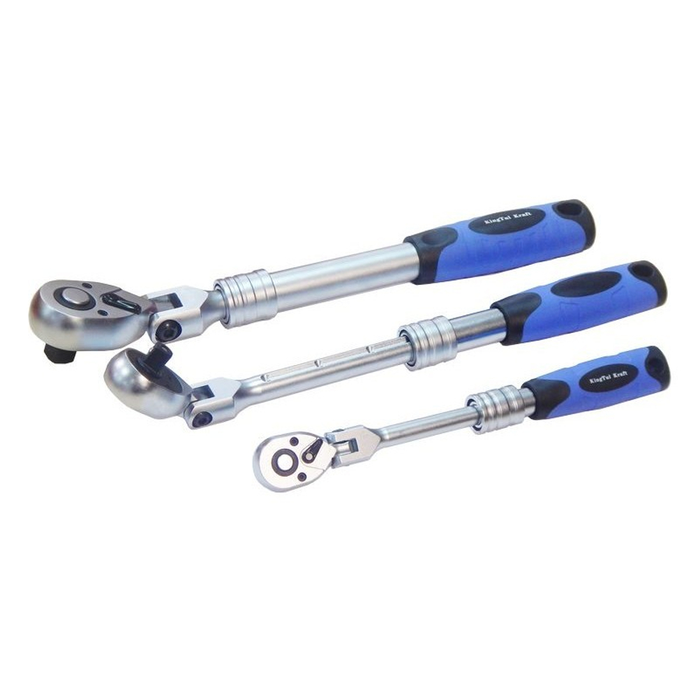 Ключ трещоточный телескопический с шарниром 1/2" Forsage KT-60130401K