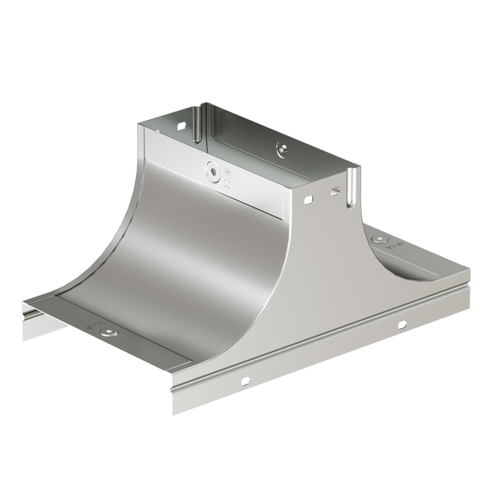 Крышка-ответвитель TS осн.600 H100 в комплекте с крепежными элементами исоединительными пластинами, необходимыми для монтажа, горячий цинк