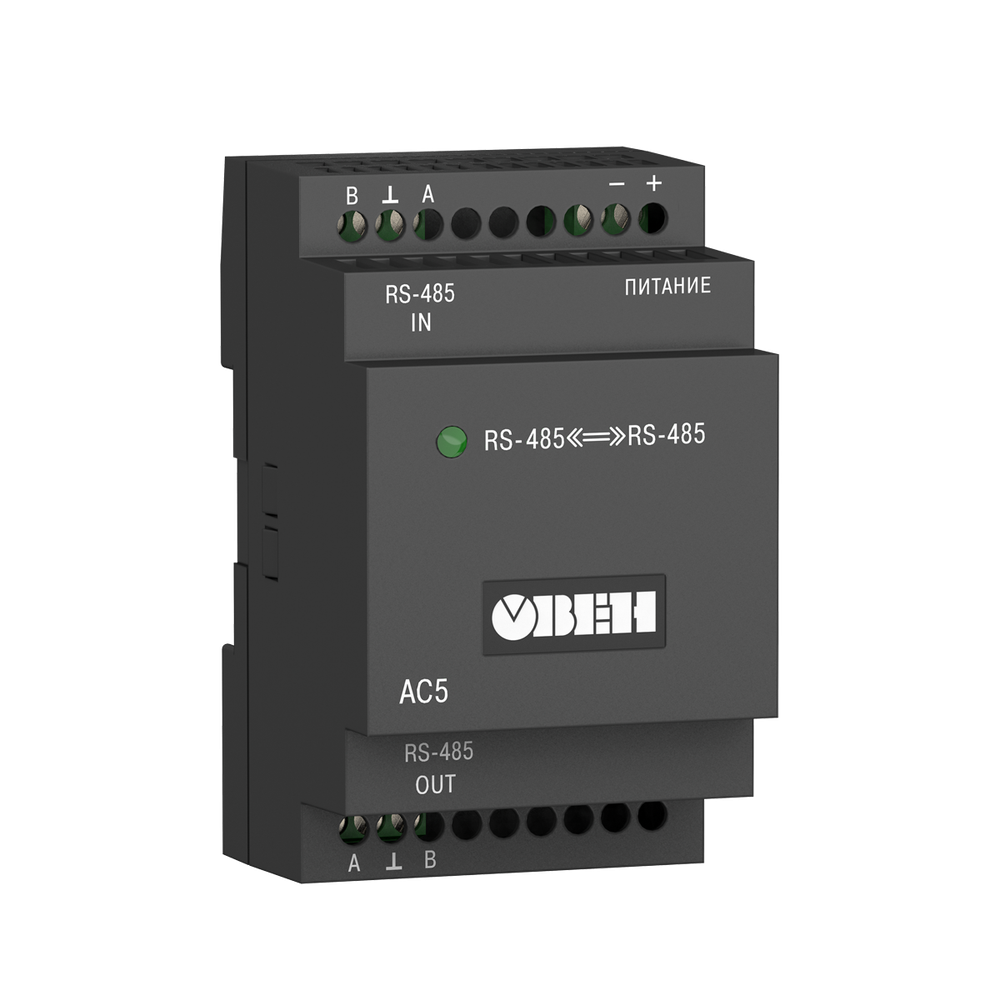 Повторитель сигналов интерфейса RS-485 АС5