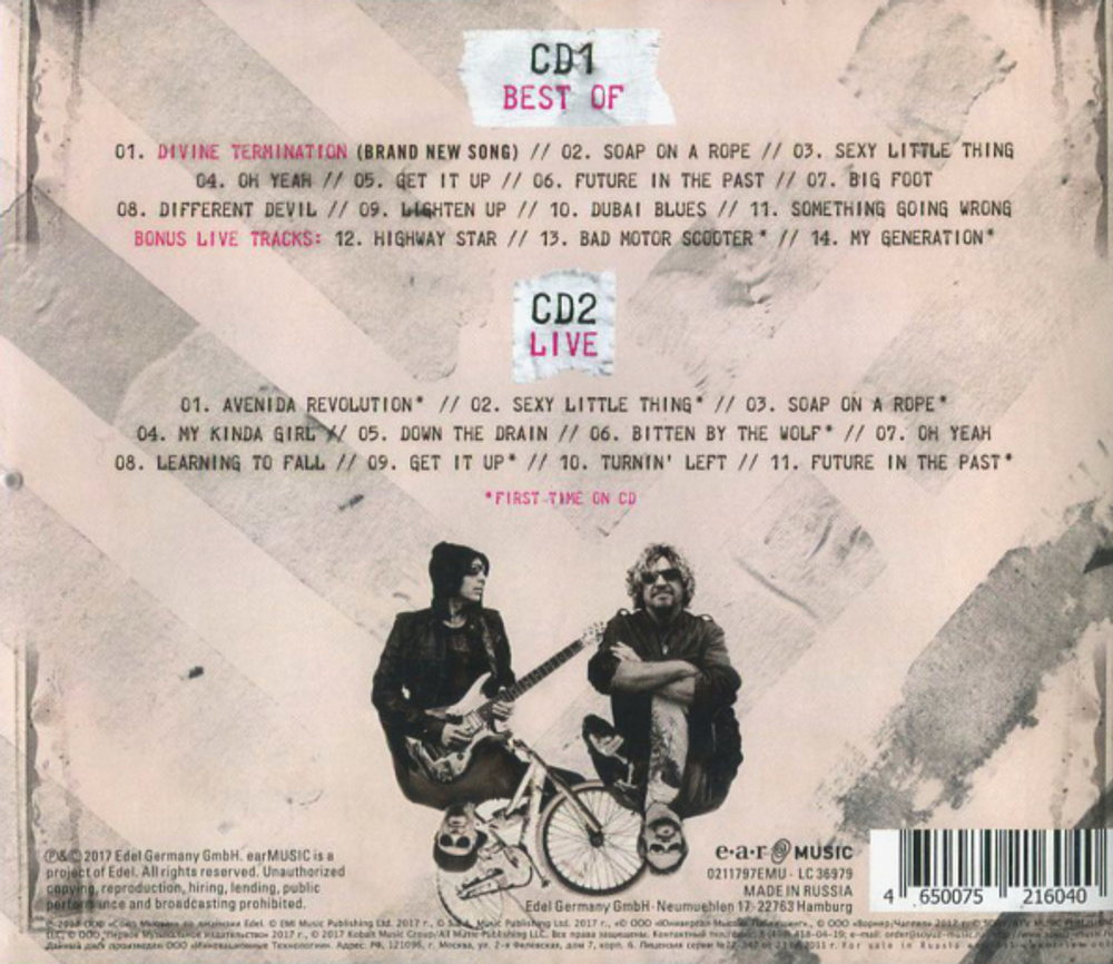 Chickenfoot / Best + Live (RU)(2CD)