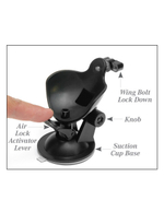 Автоматический мастурбатор-вагина с держателем для мобильных устройств "Pipedream Extreme Toyz Me" Mega-Bator Pussy (Цвет: белый с черным ,прозрачный)