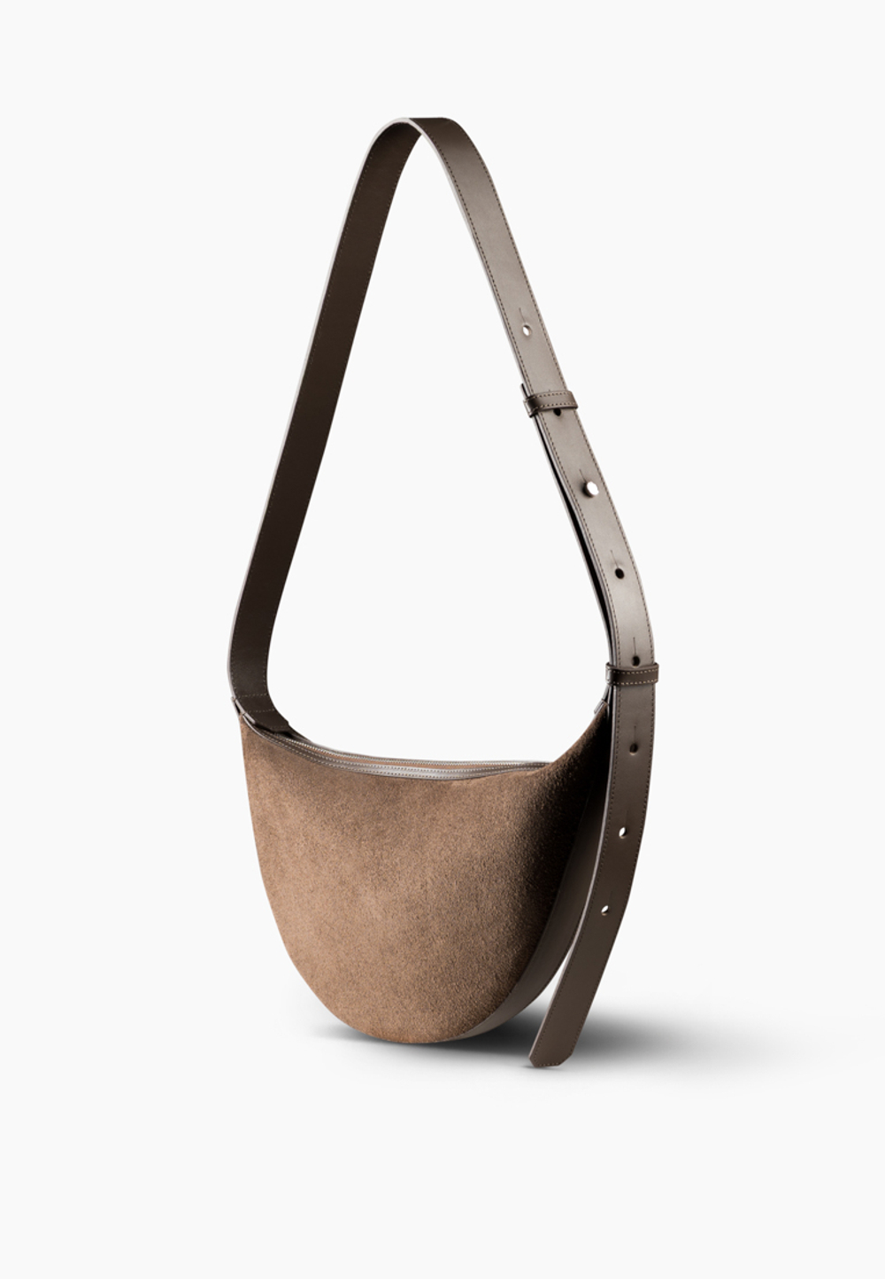 Кроссбоди VALENTINA замша трюфель