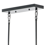 815187 Люстра CROCO 8х40W E14 ЧЕРНЫЙ МАТОВЫЙ