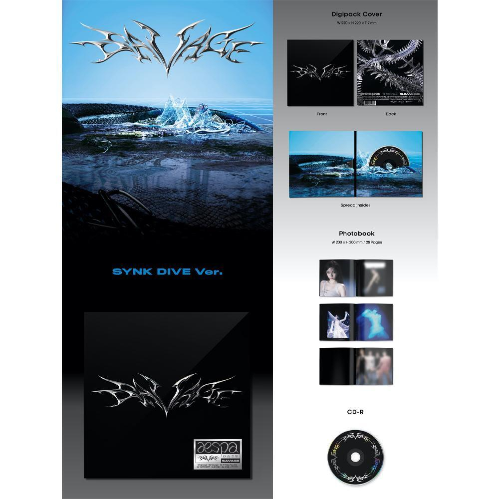 Альбом aespa - Savage Mini Album Vol.1 (SYNK DIVE Ver.)