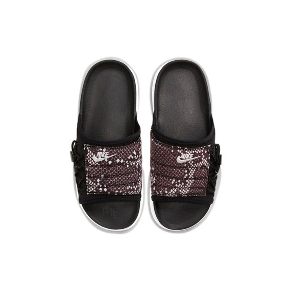 Nike Asuna Slide Print 'Black Purple'