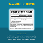 Natural Factors, Travel Biotic, BB536, 10 млрд КОЕ, 60 вегетарианских капсул