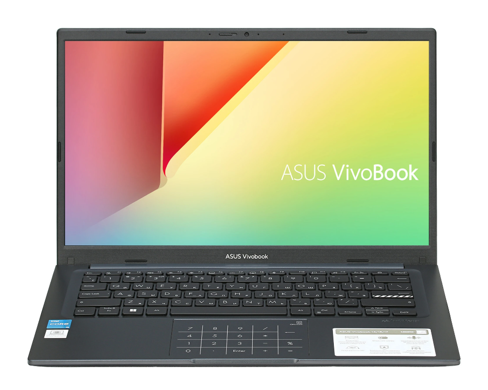 14" Ноутбук Asus Vivobook X1404VA (1920x1080, Intel Core i7-1355U, RAM 16ГБ, SSD 256ГБ, Intel Iris XE Graphics, Win 11 Pro)
