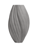 Кашпо-ваза TREEZ Effectory Dune Высокая дизайн-ваза Дымчато-серый песок д-60 см, в-105 см 1/1