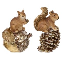 GAEM Фигурка декоративная "Белка", L6 W5 H9 см, 2в.