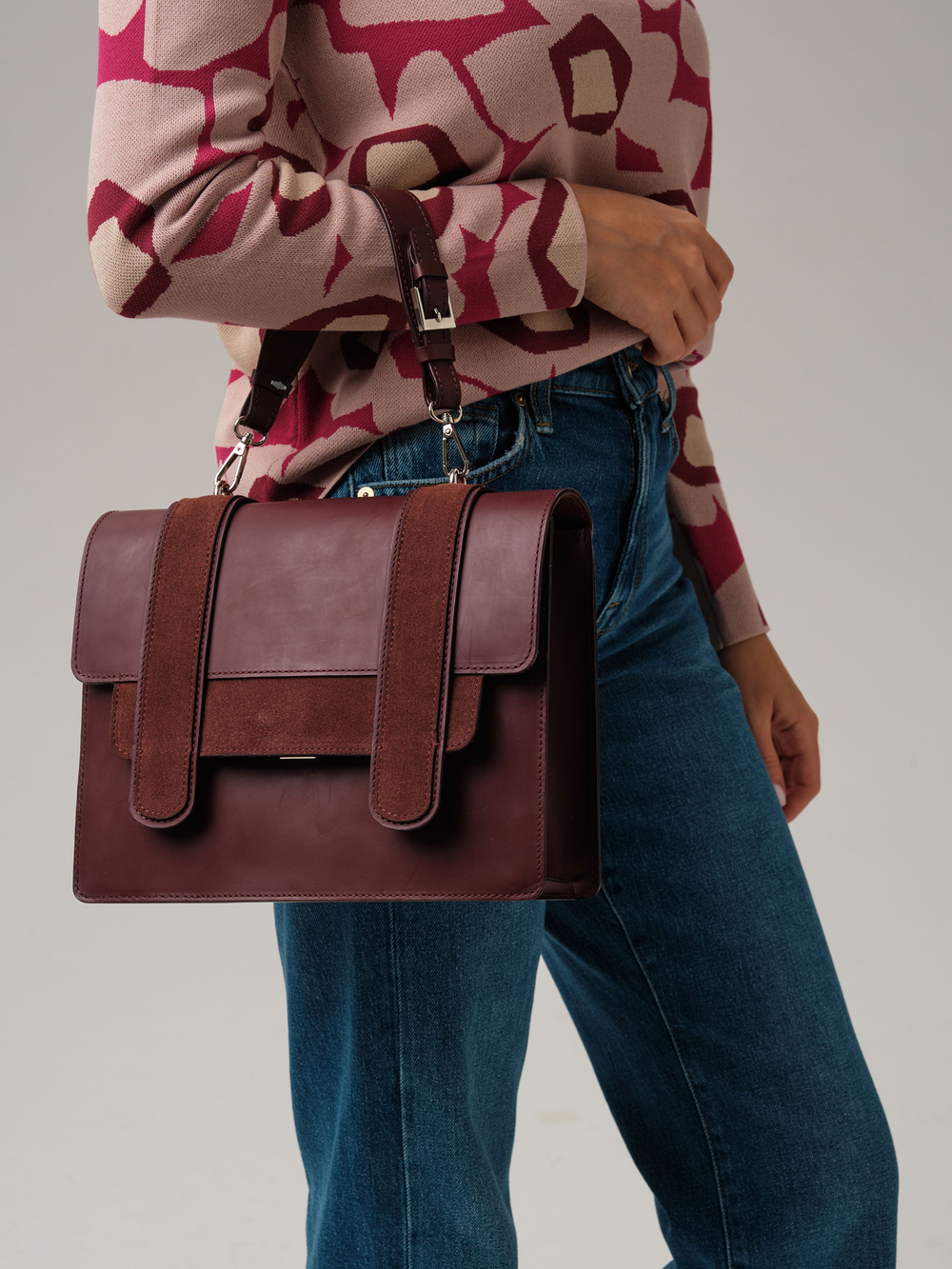 Сумка Azaro 30303 бордовый бархат