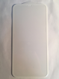 Защитное стекло "Премиум" для iPhone Xr/11 Белое (Закалённое+, полное покрытие)