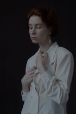 Серьги Oval с жемчугом