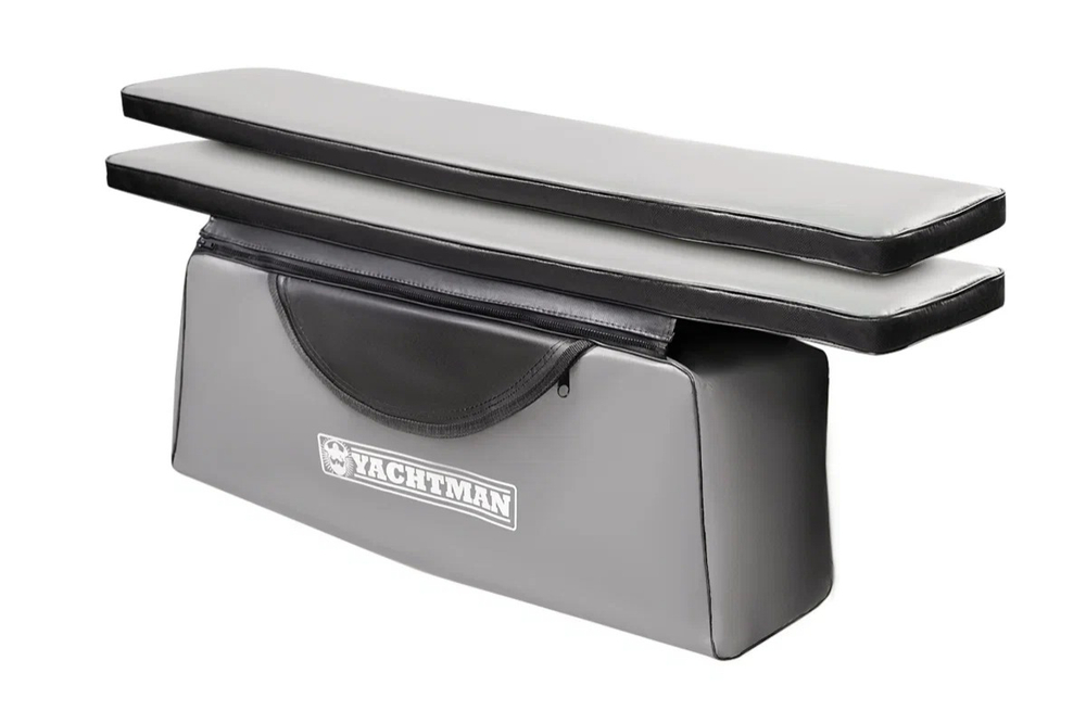 Накладки на банки комплект 98х25 Yachtman серый-черный