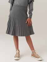 Юбка школьная для девочки AT883 серый