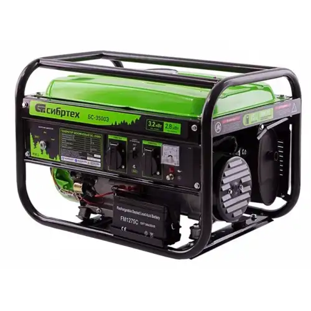 Генератор бензиновый Сибртех БС-3500Э