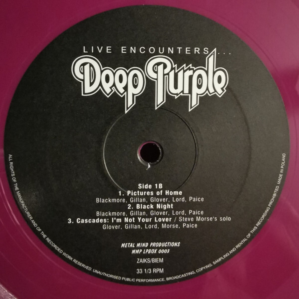Deep Purple / Live Encounters... (Coloured Vinyl)(3LP)
