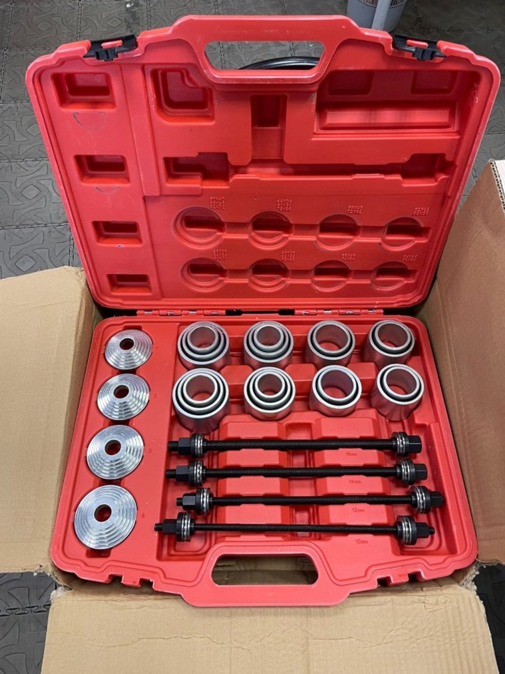 Съемник универсальный для демонтажа подшипников и сайлентблоков Horex  арт. № HZ 25.1.085s