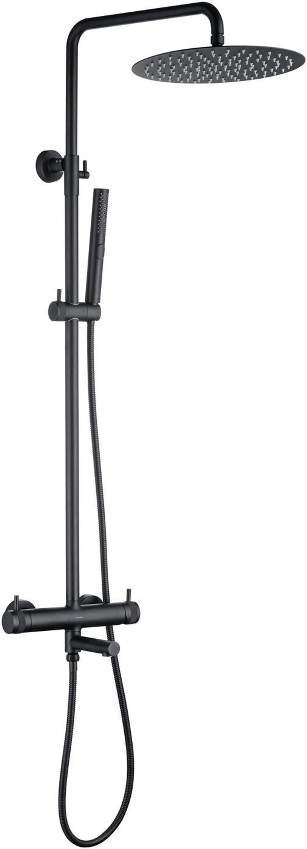 Душевая стойка Allen Brau Priority 5.31A10-31 3 режима, матовый черный