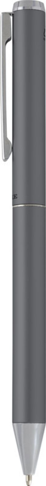 Подарочный комплект из шариковой ручки и ручки-роллера Lucetto (серый)