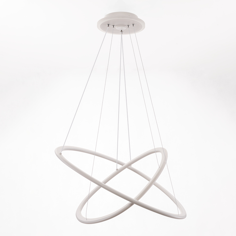 Citilux ТRIO CL215B060E LED Люстра подвесная с пультом Белая