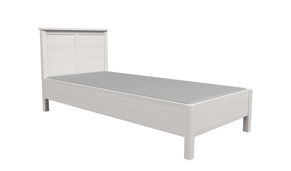 Кровать с ортопедическим основанием (дерево) Sherlock 45 90х200, ясень светлый