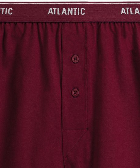 Трусы (2 шт) мужские семейные Atlantic 2RMX-001, хлопок, графитовый + каберне