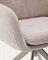 Поворотное кресло Lexa, бежевый шенилл с бежевыми ножками