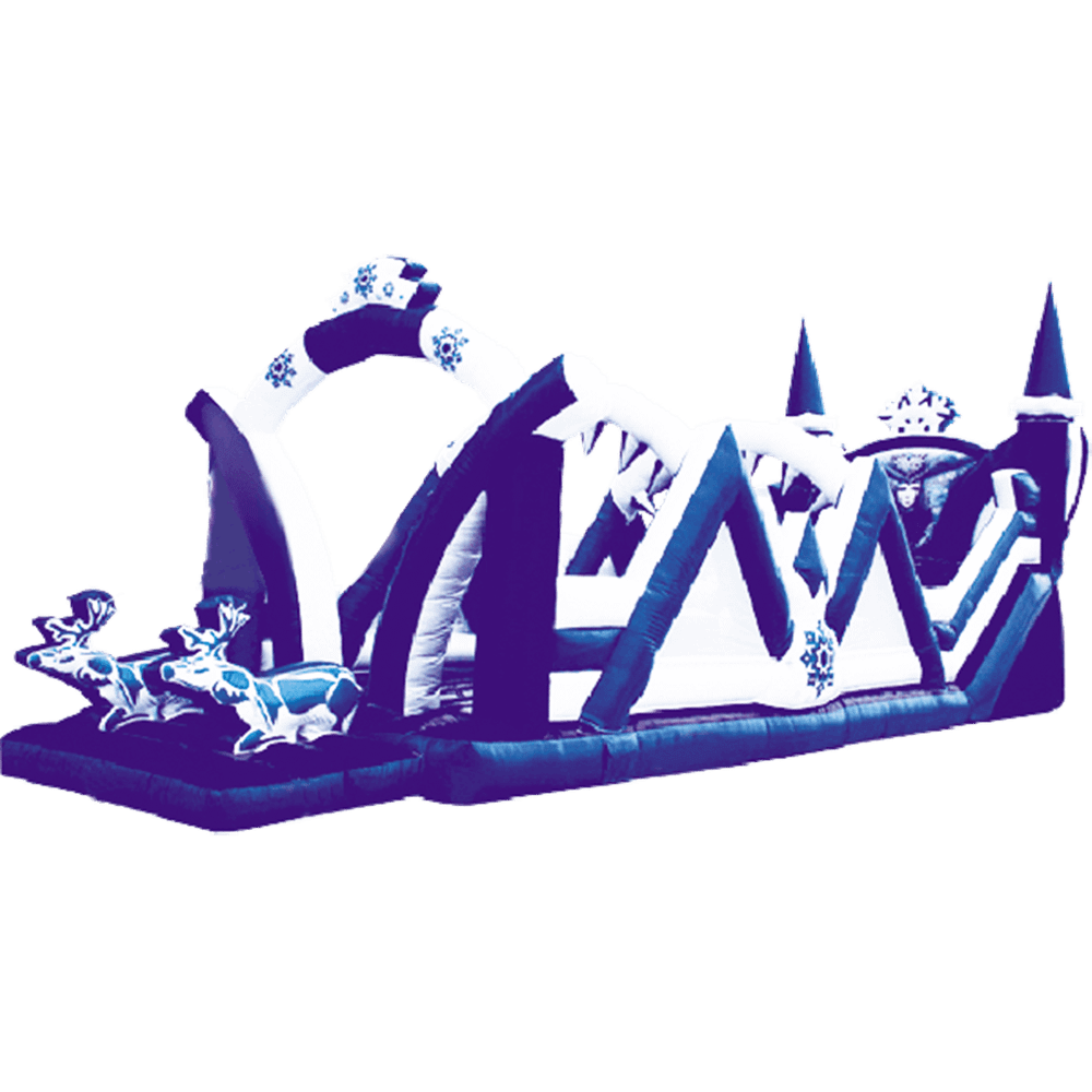 Коммерческий надувной батут "Снежная королева"